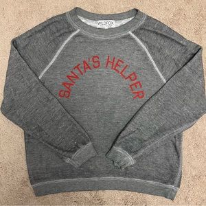 Wildfox Sommers sweatshirt size L Santa’s Helper
